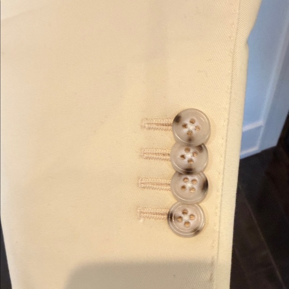 Suitsupply Cream Double-Breasted Blazer - Picture 7 of 9